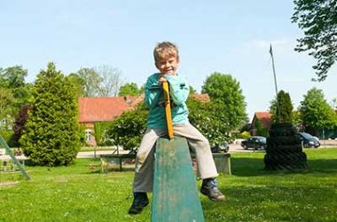 Spielplatz auf Gut Gaarz - Urlaub mit Kinder an der Ostsee